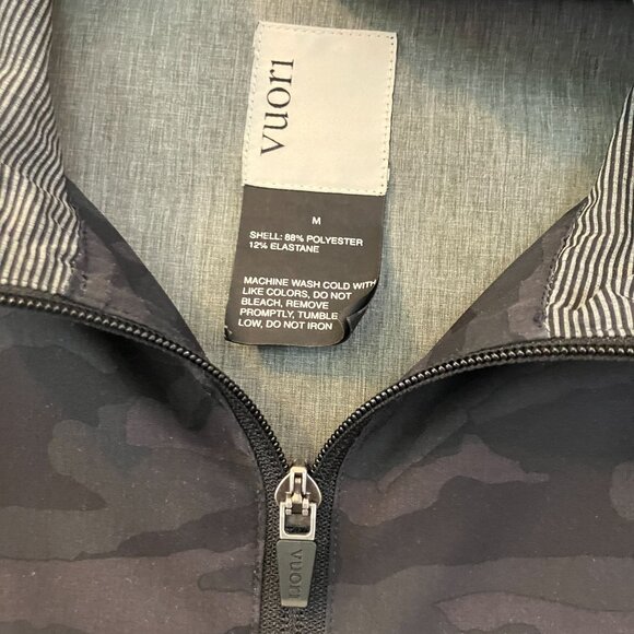 Vuori Mens Outdoor Trainer Shell Jacket Size Medium Black SP EXC - Picture 7 of 12